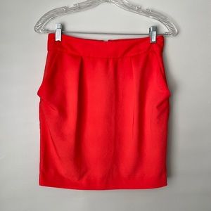 Zara orange mini with pockets